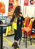 Veste réversible haute visibilité légère et chaude