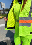 Manteau de signaleur pour la femme 5 dans 1