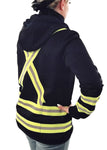 Veste à capuchon haute visibilité