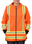 Veste à capuchon haute visibilité
