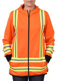 Veste à capuchon haute visibilité