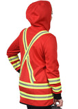Veste à capuchon haute visibilité