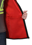 Veste à capuchon haute visibilité