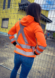 Veste à capuchon haute visibilité