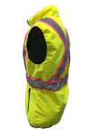 Veste réversible haute visibilité légère et chaude