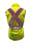 Veste réversible haute visibilité légère et chaude